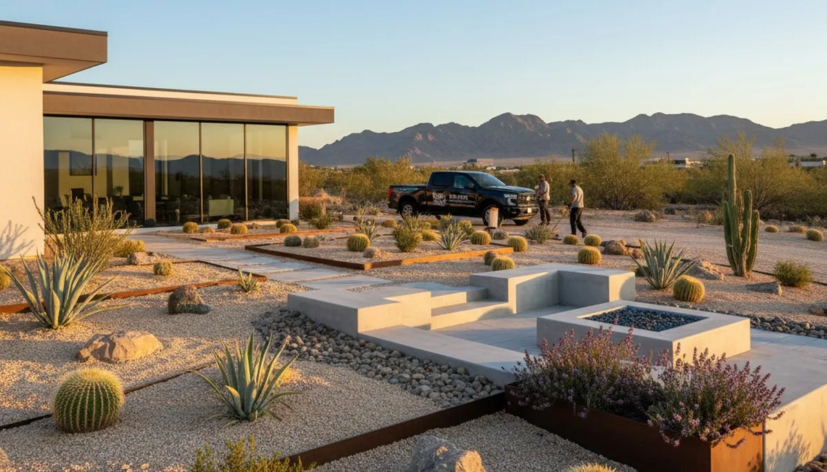 Landscaping team serving Las Vegas, NV with professional outdoor property care