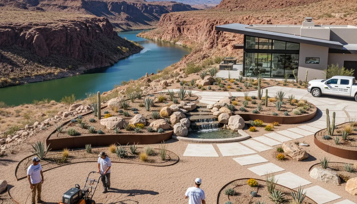 Landscaping service in Las Vegas, NV for residential and commercial outdoor maintenance